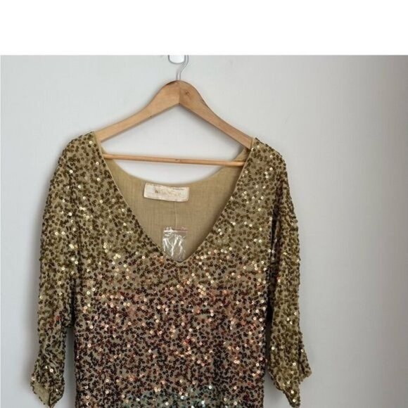 Jen’s Pirate X Booty Free People Sequin Dress Blogger Favorite Small Ombre Shine - Picture 6 of 12